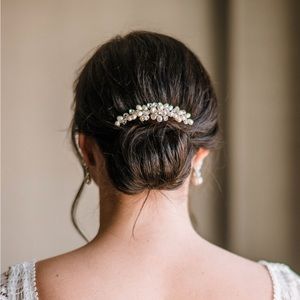 Pearl Wedding Hair Comb
